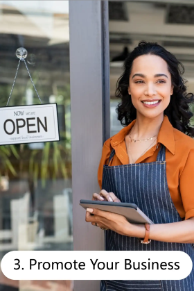 business grand opening and website marketing