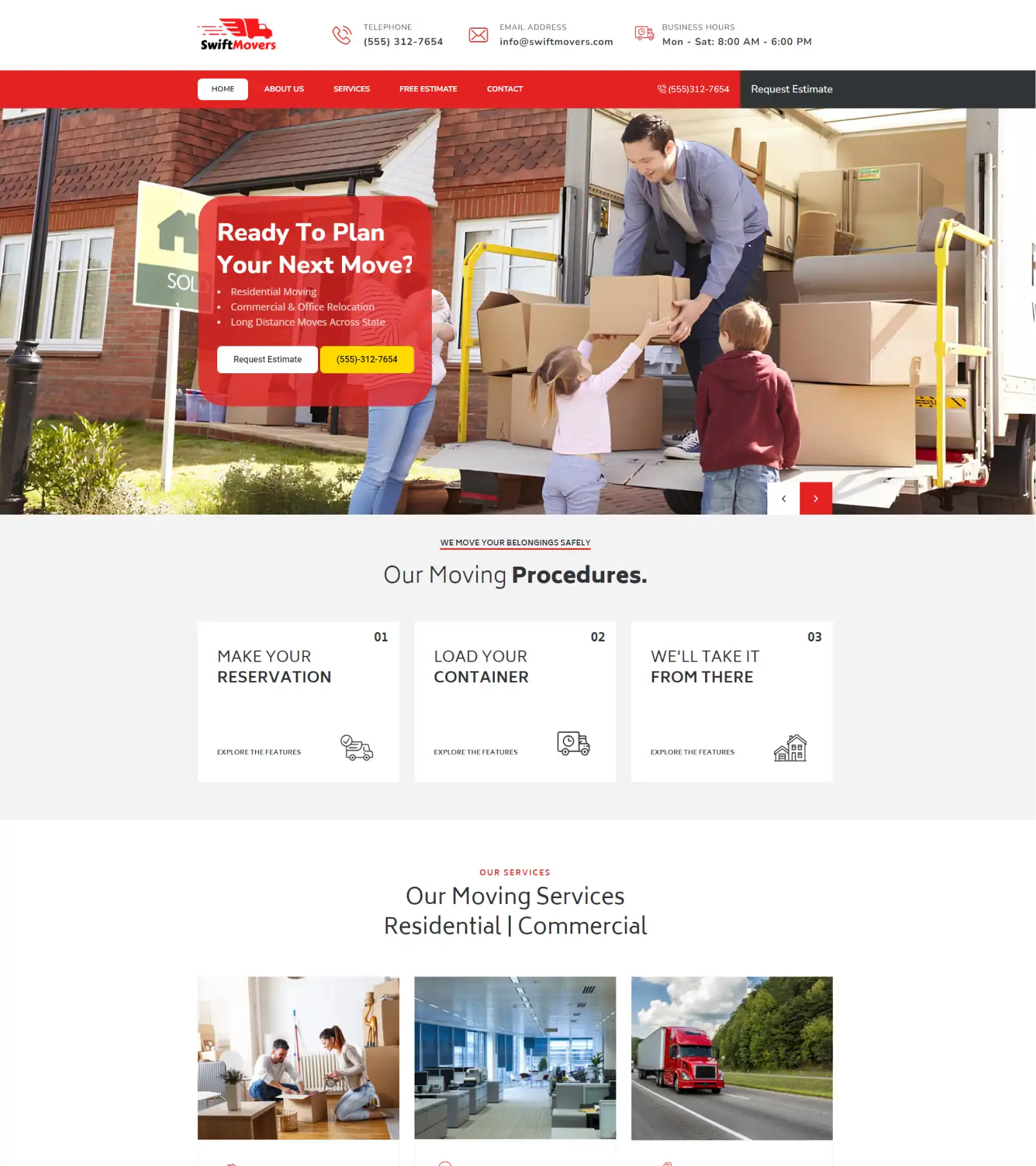 moving company finished project picture
